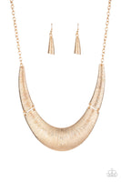 Paparazzi Accessories Feast or Famine - Gold Necklace Set