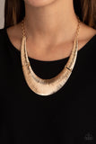 Paparazzi Accessories Feast or Famine - Gold Necklace Set