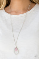 Paparazzi Accessories Teardrop Tranquility - Pink Necklace