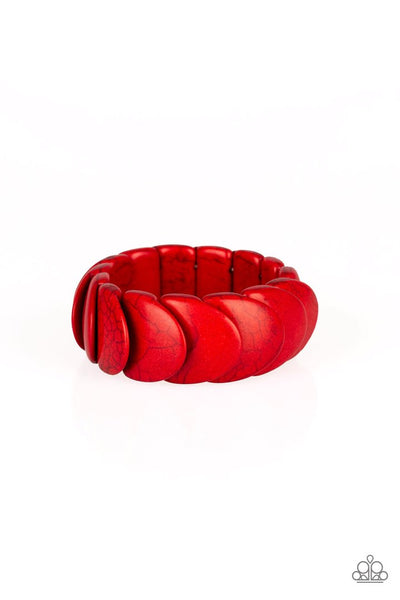 Paparazzi Accessories Nomadic Nature Red Bracelet
