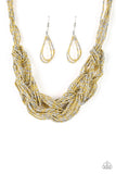 Paparazzi Accessories City Catwalk - Gold Necklace Set