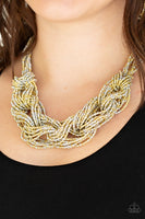 Paparazzi Accessories City Catwalk - Gold Necklace Set