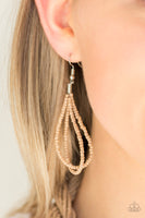 Paparazzi Accessories A Standing Ovation - Brown Necklace Set