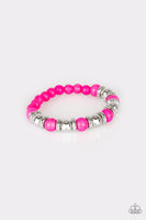 Paparazzi Accessories Across The Mesa Pink Bracelet