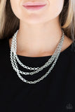 Paparazzi Accessories Turn Up The Volume Red Necklace Set