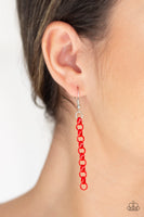 Paparazzi Accessories Turn Up The Volume Red Necklace Set