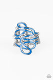 Paparazzi Accessories The Run-Around Blue Ring