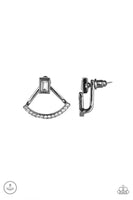 Paparazzi Accessories Delicate Arches - Black Earring