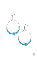 Paparazzi Accessories Retro Rural Blue Earring