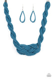 Paparazzi Accessories A Standing Ovation - Blue Necklace Set