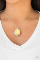 Paparazzi Accessories Come of Ageless Yellow Necklace Set