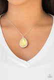 Paparazzi Accessories Come of Ageless Yellow Necklace Set