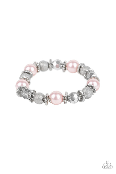 Paparazzi Accessories Sparkling Conversation Pink Bracelet