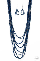 Paparazzi Accessories Totally Tonga Blue Necklace Set