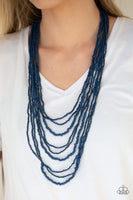 Paparazzi Accessories Totally Tonga Blue Necklace Set
