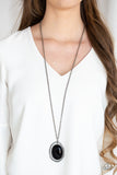 Paparazzi Accessories Harbor Harmony Black Necklace Set
