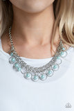 Paparazzi Accessories Party Time - Blue Necklace Set