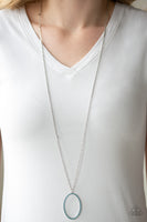 Paparazzi Accessories A Dazzling Distraction Blue Necklace Set