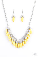Paparazzi Accessories Bead Binge Yellow Necklace Set