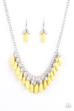 Paparazzi Accessories Bead Binge Yellow Necklace Set