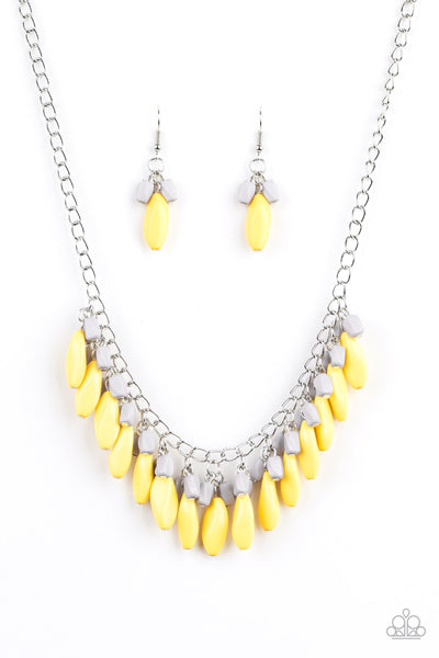 Paparazzi Accessories Bead Binge Yellow Necklace Set