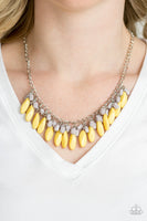 Paparazzi Accessories Bead Binge Yellow Necklace Set