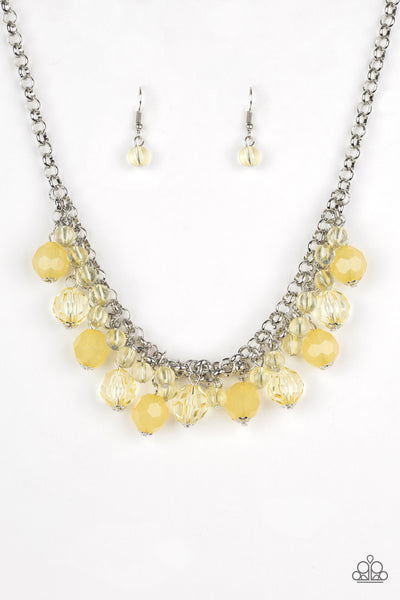 Paparazzi Accessories Fiesta Fabulous Yellow Necklace Set