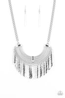 Paparazzi Accessories Impressively Incan Silver Necklace Set