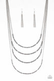 Paparazzi Accessories It Will Be Over MOON - Silver Necklace