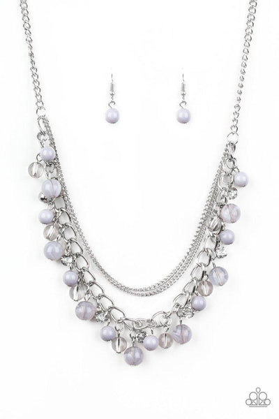 Paparazzi Accessories Wait and SEA Silver Necklace Set