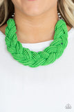 Paparazzi Accessories The Great Outback Green Necklace Set