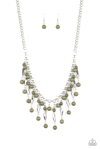 Paparazzi Accessories Earth Conscious - Green Necklace Set