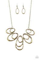 Paparazzi Accessories Terra Storm - Brass Necklace Set