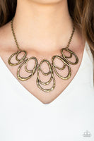 Paparazzi Accessories Terra Storm - Brass Necklace Set