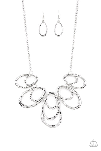 Paparazzi Accessories Terra Storm - Silver Necklace Set