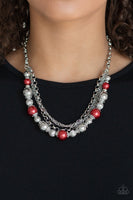 Paparazzi Accessories 5th Avenue Romance Red Necklace Set