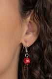 Paparazzi Accessories 5th Avenue Romance Red Necklace Set