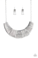 Paparazzi Accessories More Roar - Silver Necklace Set