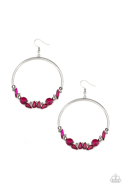 Paparazzi Accessories Business Casual - Pink Earrings