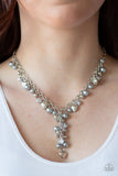 Paparazzi Accessories Vintage Heartthrob Silver Necklace Set