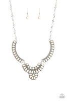 Paparazzi Accessories Omega Oasis - White Necklace