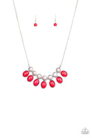 Paparazzi Accessories Environmental Impact - Red Necklace Set