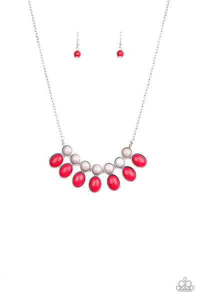 Paparazzi Accessories Environmental Impact - Red Necklace Set