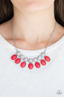 Paparazzi Accessories Environmental Impact - Red Necklace Set
