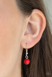 Paparazzi Accessories Environmental Impact - Red Necklace Set