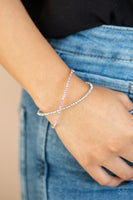 Paparazzi Accessories Chicly Crisscrossed - Pink Bracelet