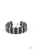 Paparazzi Accessories Glowing Glam Black Bracelet