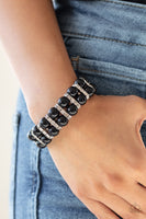 Paparazzi Accessories Glowing Glam Black Bracelet