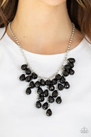 Paparazzi Accessories Serenely Scattered - Black Necklace Set