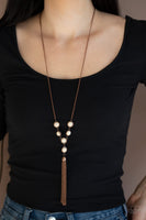 Paparazzi Accessories Rural Heiress Copper Necklace Set